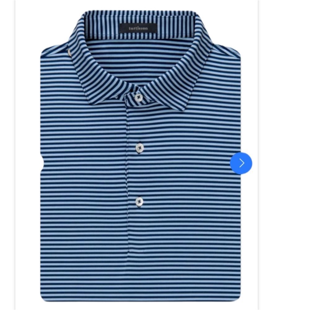 Turtleson Edward Stripe Performance Polo